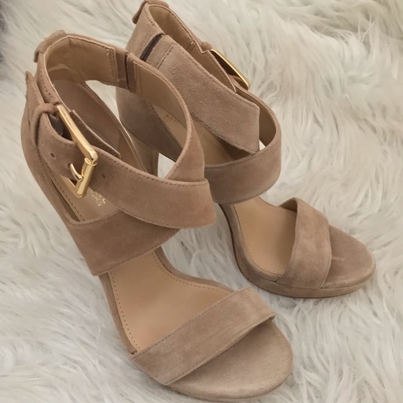 Michael Kors Shoes - Micheal Kors Suede Heels